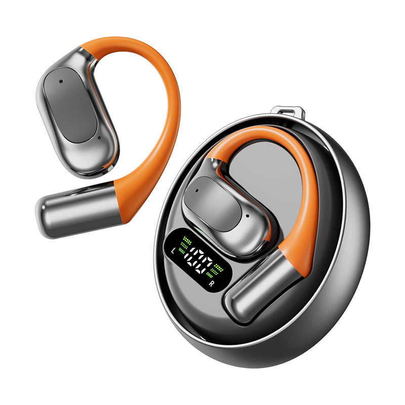 M113 Open-Ear Wireless Earbuds – 3-in-1 Air Conduction Design with Long Battery & Stereo Sound.