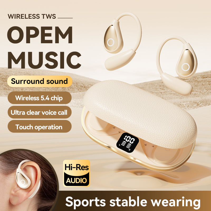 M96 AI Language Translator Earphones, Support 144 Languages, Bluetooth Translator Device, Two-Way Translator Earphones, Suitable for Language Learning, Travel and Business.