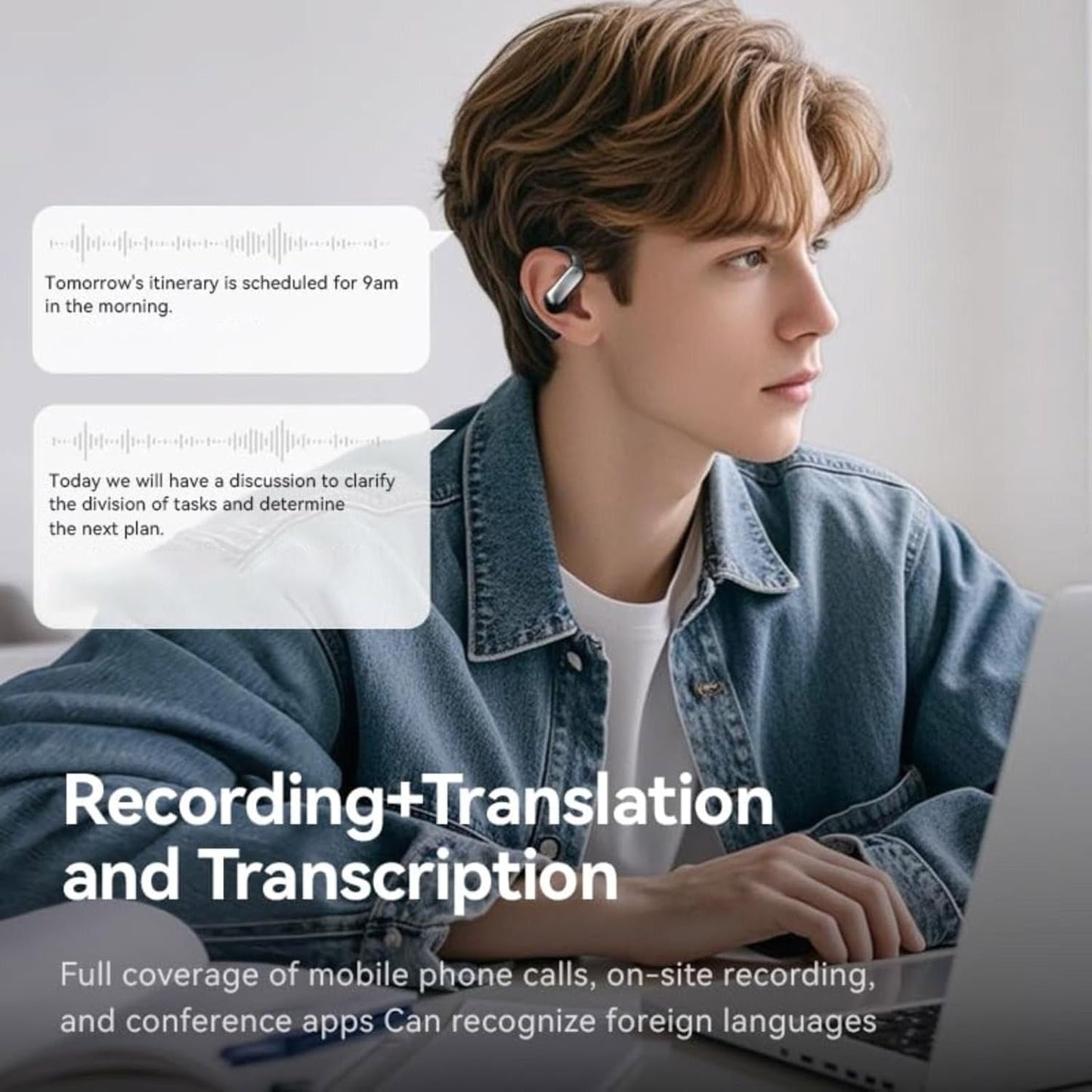 M118 AI Bluetooth Earbuds – LED Display, Noise Cancelling, HiFi Sound, Music & Calls