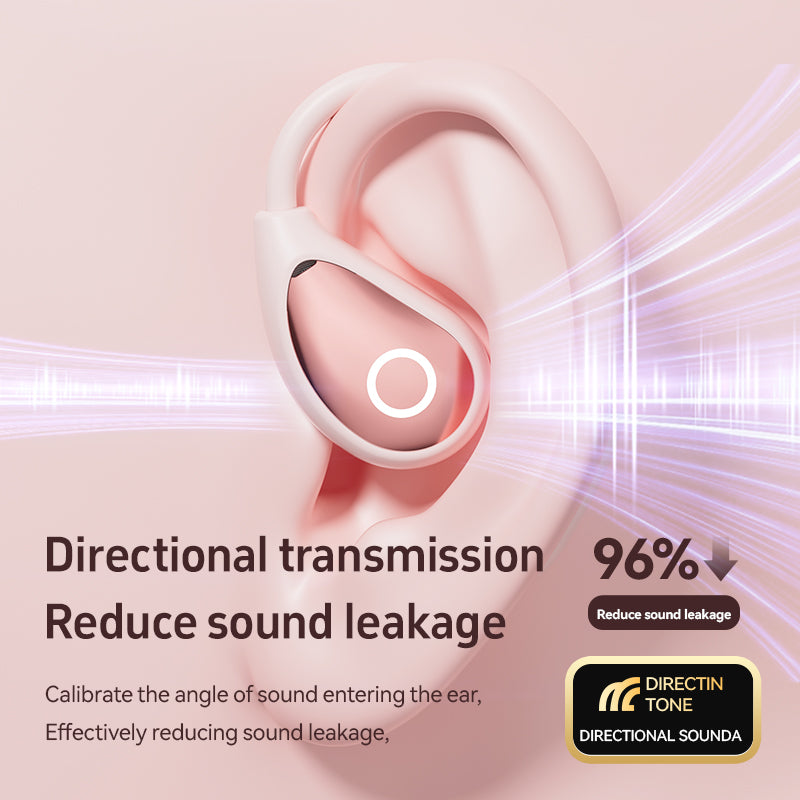 M95 Open-Ear Wireless Bluetooth 5.4 Headphones – Over-Ear Sport Earbuds with Air Conduction, HiFi Stereo & Long Battery Life for Running & Workout.