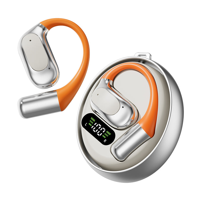M113 Open-Ear Wireless Earbuds – 3-in-1 Air Conduction Design with Long Battery & Stereo Sound.