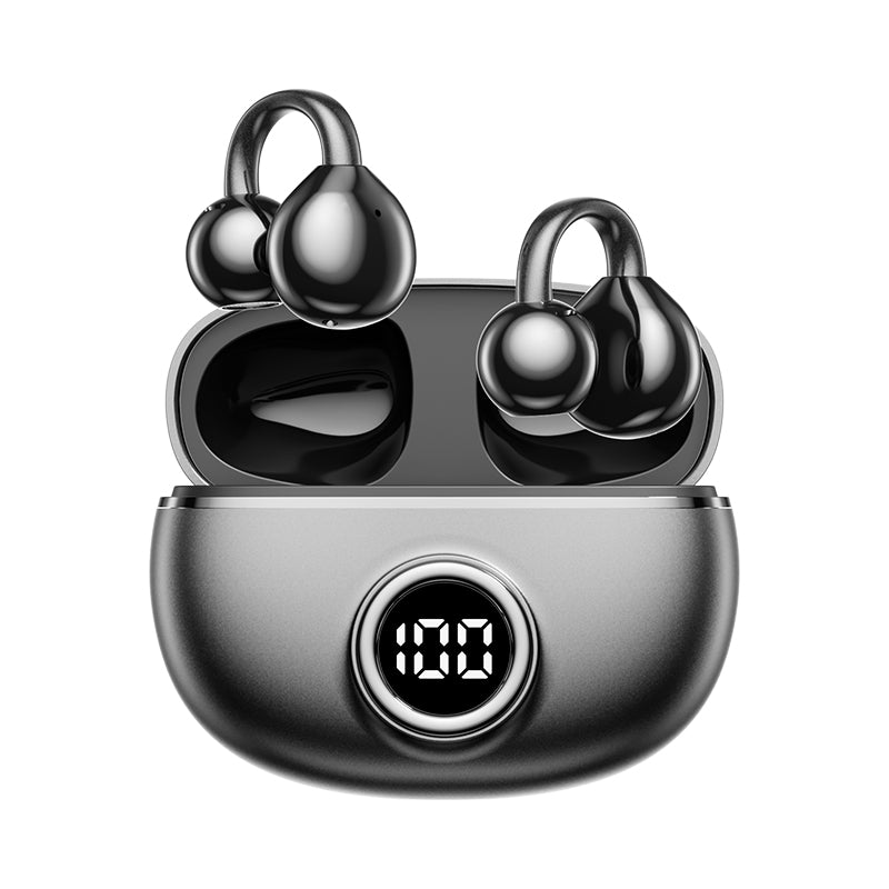M97 In-ear Design Wireless Earphone with Real-time Translation, Noise Cancelling, Bone Conduction Earbuds with Charging Case, Bluetooth-compatible for Sports, Gaming, Calling